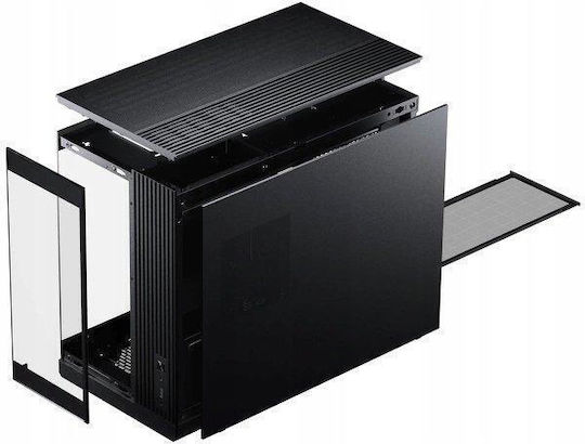 Phanteks XT V3 Геймърско бюро Мини кула Компютърна кутия със страничен прозорец Черен