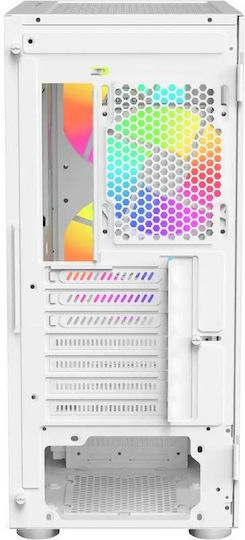 Montech X2 Plus Gaming Midi Tower Κουτί Υπολογιστή με ARGB Φωτισμό Λευκό