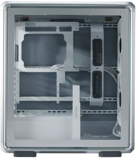 CoolerMaster MasterFrame 500 Mesh Gaming Midi Tower Κουτί Υπολογιστή με ARGB Φωτισμό Ασημί