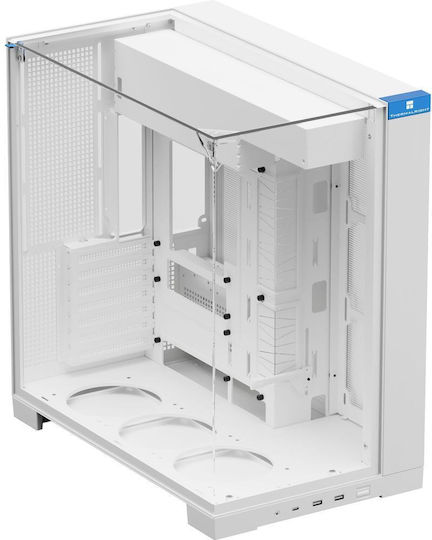 Thermalright A70 Gaming Midi-Turm Computergehäuse mit Seitenfenster Weiß