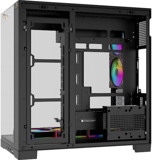 Thermalright A70 Gaming Midi-Turm Computergehäuse mit Seitenfenster Schwarz