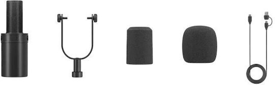 Boya CastMic P60 Комплект Микрофон XLR / USB Шоково Монтиран за Вокали