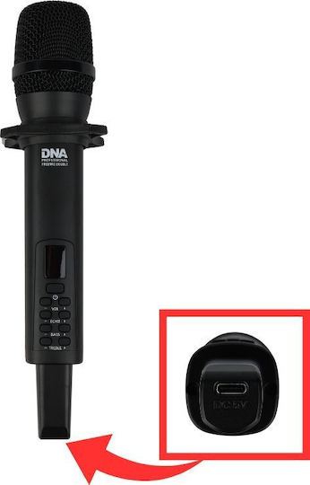 DNA DNA FREEMIC DOUBLE Seturi Wireless Microfon De mână pentru Vocale