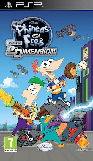 Phineas And Ferb Across The 2nd Dimension Essentials Edition PSP Game (Used)