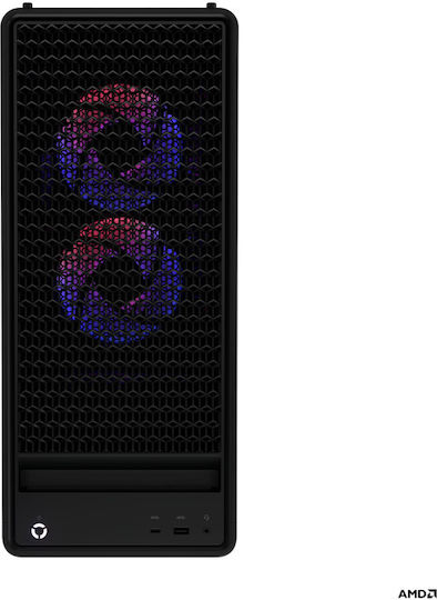 Lenovo Legion T5 30AGB10 Гейминг Настолен компютър (Ryzen 7-9800X3D/16GB DDR5/1TB SSD/GeForce RTX 5070 Ti/Без операционна система)