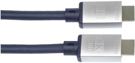 PremiumCord HDMI 2.1 Ultra High Speed 48Gbps 4K 120Hz HDR VRR Cable HDMI Male - HDMI Male 3m Black
