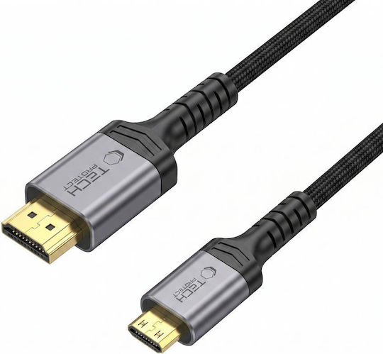 Tech-Protect Ultraboost HDMI 2.1 Mini HDMI Male - HDMI Male 2m Black