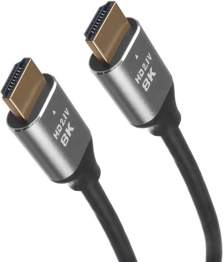 Maclean Energy HDMI 2.1 Ultra High Speed 48Gbps 4K 120Hz HDR VRR Cable HDMI Male - HDMI Male 2m Black