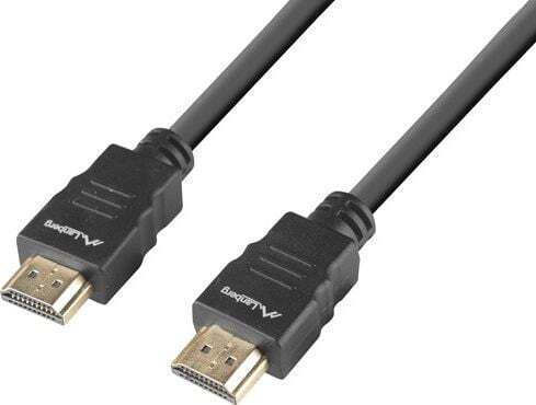 Lanberg HDMI 1.4 Hochgeschwindigkeits 1080p 120Hz Kabel HDMI-Stecker - HDMI-Stecker 1m Schwarz