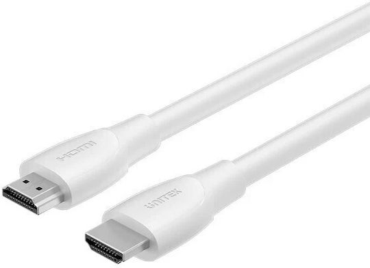 Unitek HDMI 2.1 Ultra High Speed 48Gbps 4K 120Hz HDR VRR Cable HDMI Male - HDMI Male 3m White