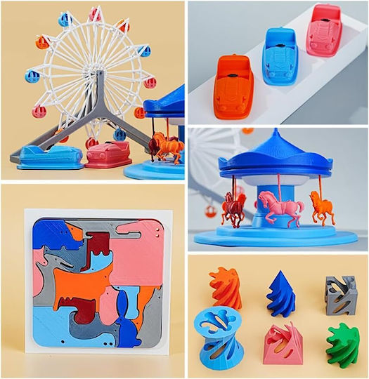 Creality3D Filament Pentru Imprimante 3D PLA RFID 1.75mm Albastru Stardust 1kg 1 Bucată Bobină