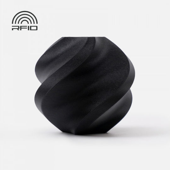 Bambu Lab PLA 3D Принтер Филамент 1.75мм Въглен 1кг 1бр Макарa