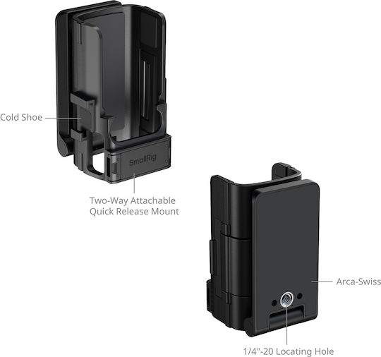 SmallRig 6009 Backplate Magnetic Mount for DJI Osmo Pocket 4p 4