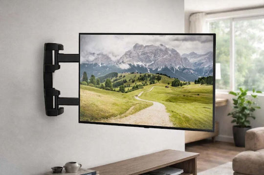 Techly Ica-plb Wall Mounted TV Mount With Extension Arm Up To 60" And 35kg Silver
