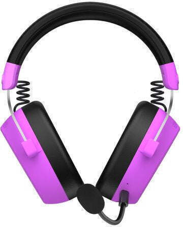 HATOR Hypergang 3 Ασύρματο Over Ear Gaming Headset με σύνδεση Bluetooth / USB Μωβ