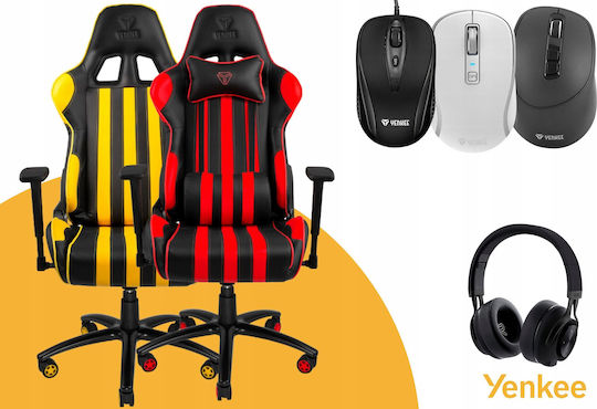 Yenkee YHP 3300MG Wireless Over Ear Gaming Headset with Connection Bluetooth / USB Pink