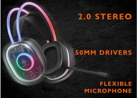 Deltaco DH230 Über Ohr Gaming-Headset mit Konnektivität 3,5 mm