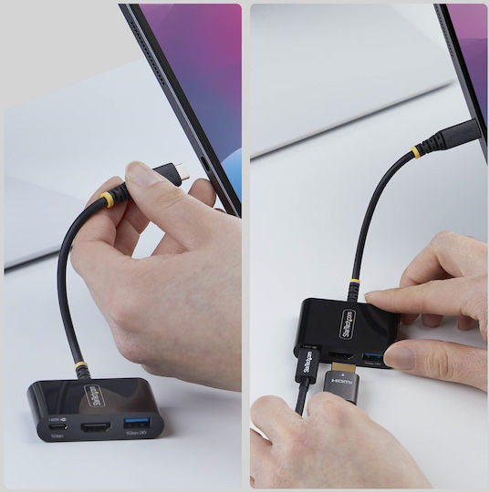 StarTech USB-C Dockingstation mit HDMI Schwarz