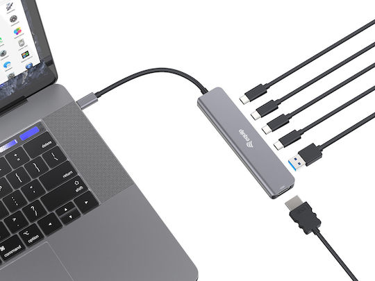 Equip USB-C Docking Station mit HDMI 4K PD Gray (133500)