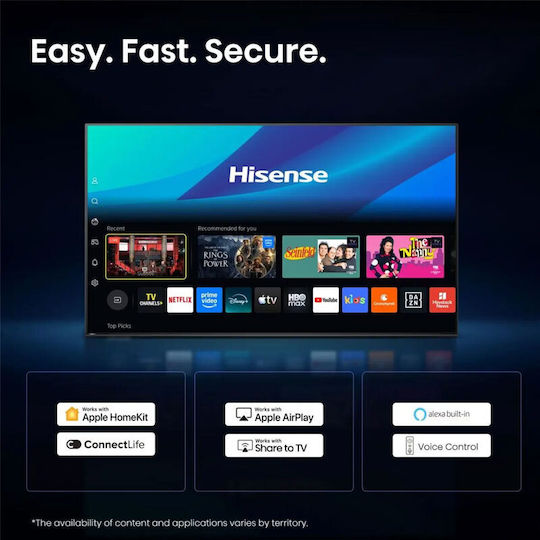 Hisense Smart Fernseher 55" 4K Ultra HD QLED E7S HDR (2026) 55E7S