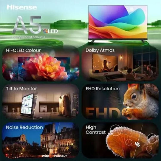 Hisense Smart Televizor 32" Full HD QLED A5S HDR (2026) 32A5S