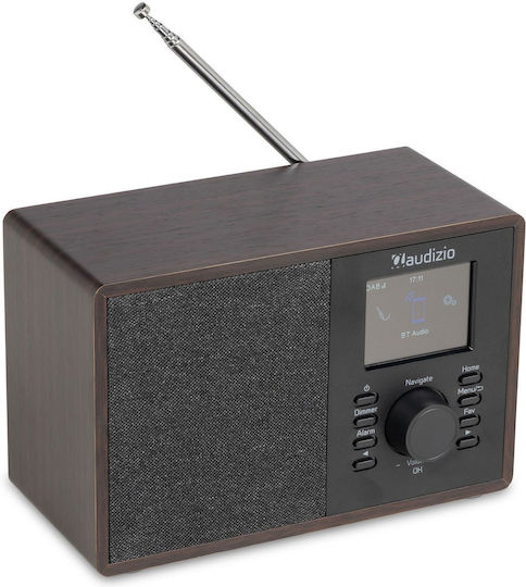 Audizio Cosa Επιτραπέζιο Ραδιόφωνο DAB+ με Bluetooth Καφέ