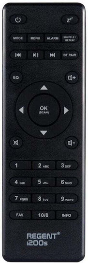 Ferguson Regent I200s Tischplatte Radio DAB mit Bluetooth und USB Silber