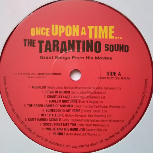 Various Once Upon A Time Tarantino Sound Great Songs From His Movies Vinyl