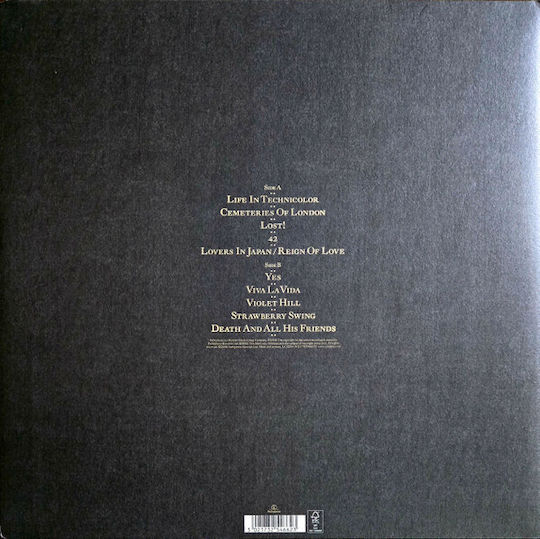 Coldplay Viva La Vida Death All His Friends 1 Vinyl