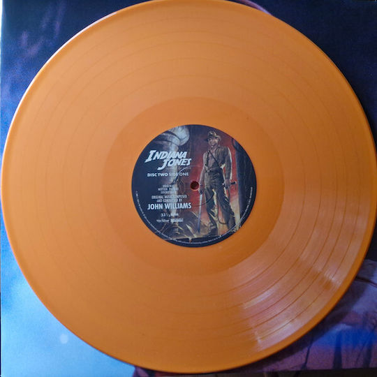 O.s.t John Williams Indiana Jones Temple Doom 2lp Orange Vinyl