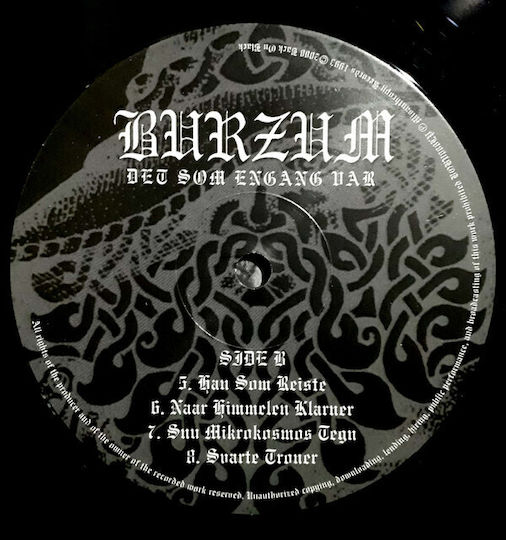 Burzum Det Somengang Var 1 Vinyl