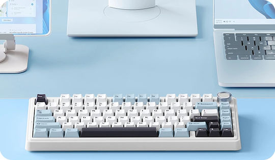Aula F75 Gaming Mechanical Keyboard Tenkeyless with RGB Lighting (English US) Purple/Beige/Green