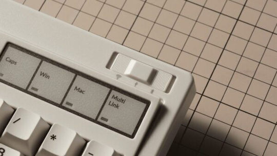 Keychron R6 QMK R6-M3 Kabelloses Gaming-Technik Tastatur mit Keychron Super Brown Schaltern Englisch (US) Graue