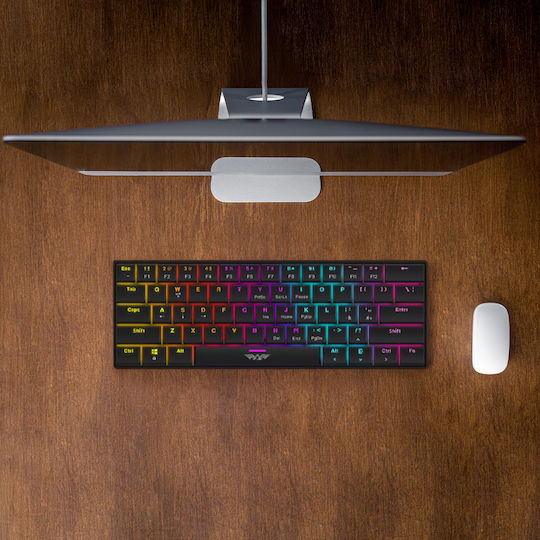 Armaggeddon SMK-1C PsychSparrow Gaming Mechanical Keyboard 65% with Custom Blue switches and Illuminated keys (English US)