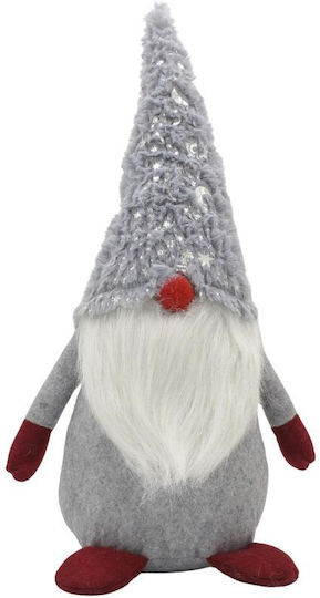 Christmas Wooden Figure Grey Dwarf Height 45cm