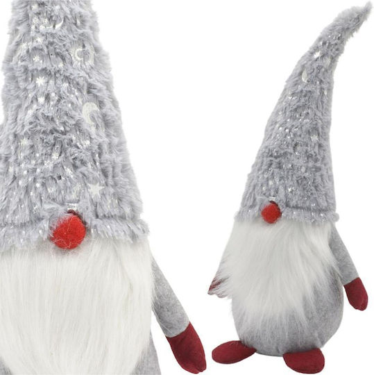 Christmas Wooden Figure Grey Dwarf Height 45cm