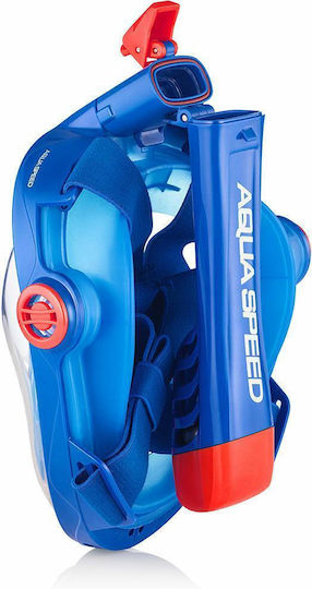 Aquaspeed Spectra 2.0 Silicone Full Face Kids Blue Diving Mask