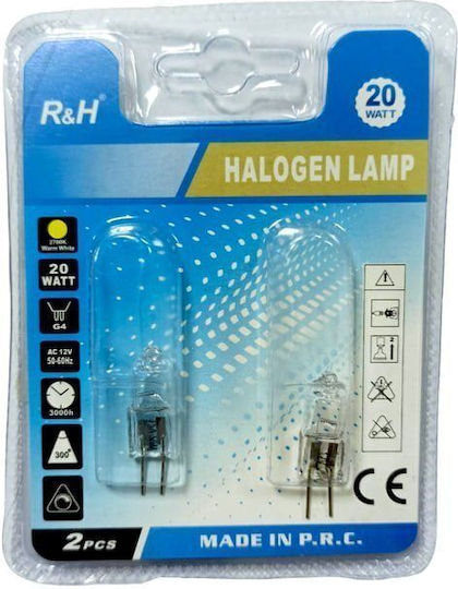 R&h Lampă Halogen 20W G4 – Lampă Halogen