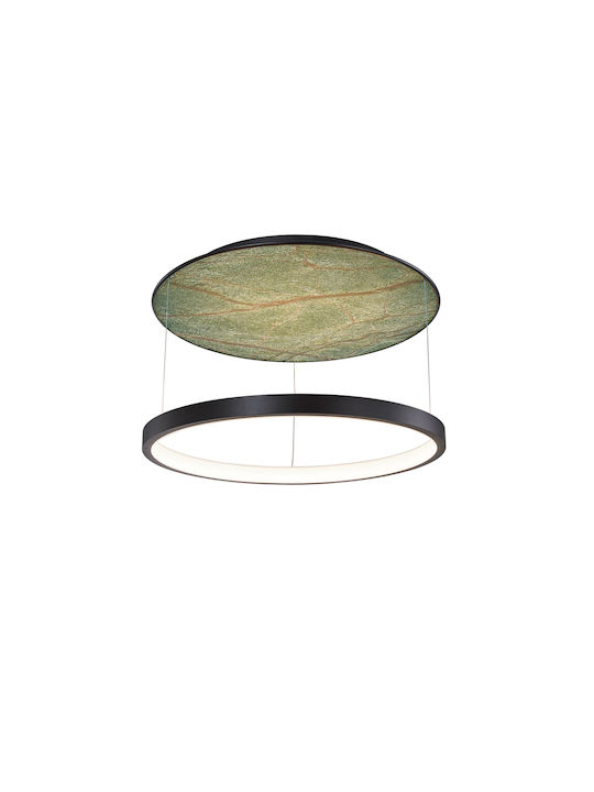 Viokef Piedro Ceiling Mount Light 40cm Brown with Integrated LED