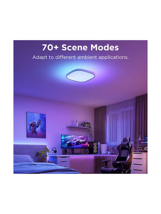 Govee Smart Πλαφονιέρα Οροφής 30εκ. με Ενσωματωμένο LED