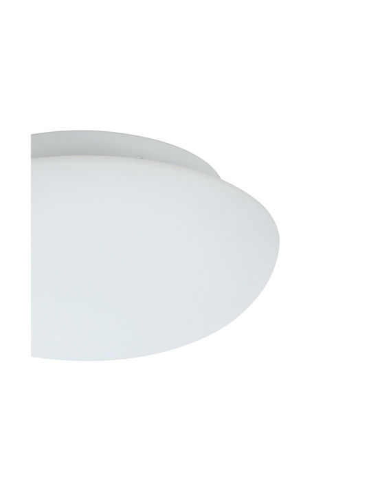 Eglo Ella Ceiling Mount Light Bathroom 28cm White with Socket E27