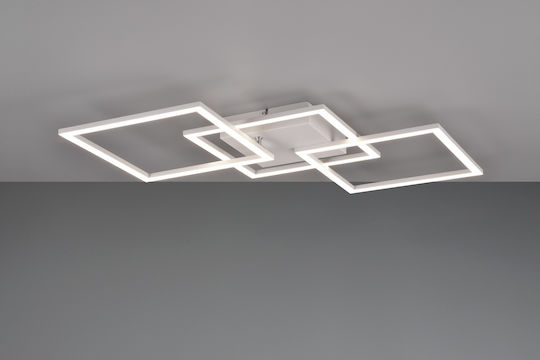 Trio Lighting Deckenleuchte 52.6cm Weiß mit Integrierter LED