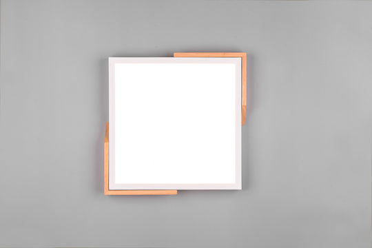 Trio Lighting Meta Πλαφονιέρα Οροφής 31.5εκ. Λευκή με Ενσωματωμένο LED