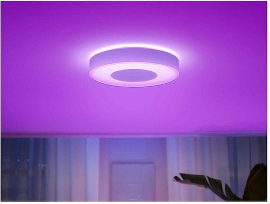 Philips Smart Deckenleuchte 42.5cm Weiß mit Integrierter LED und Fernbedienung