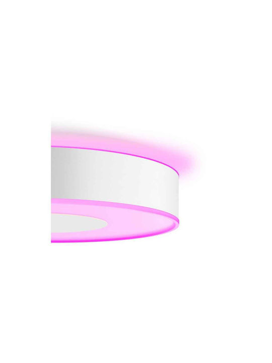 Philips Smart Ceiling Mount Light 42.5cm White with Integrated LED and Remote Control