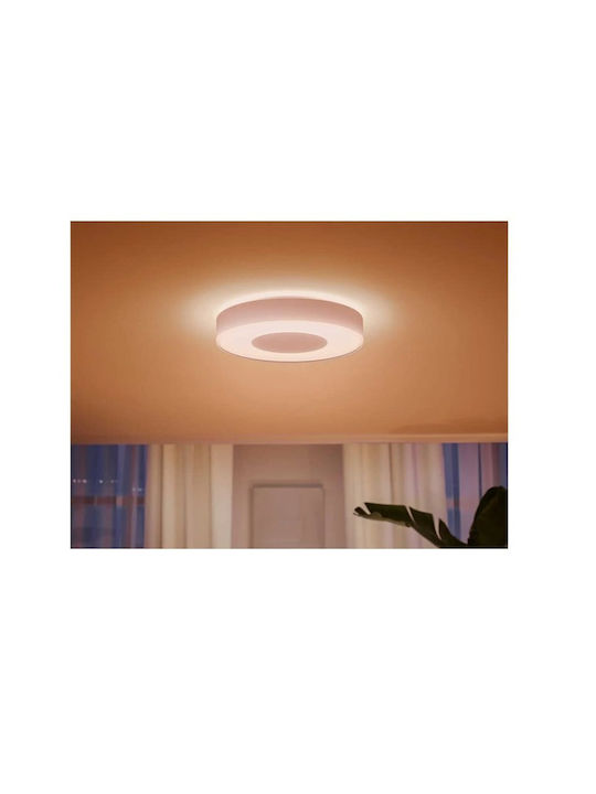 Philips Smart Ceiling Mount Light 42.5cm White with Integrated LED and Remote Control