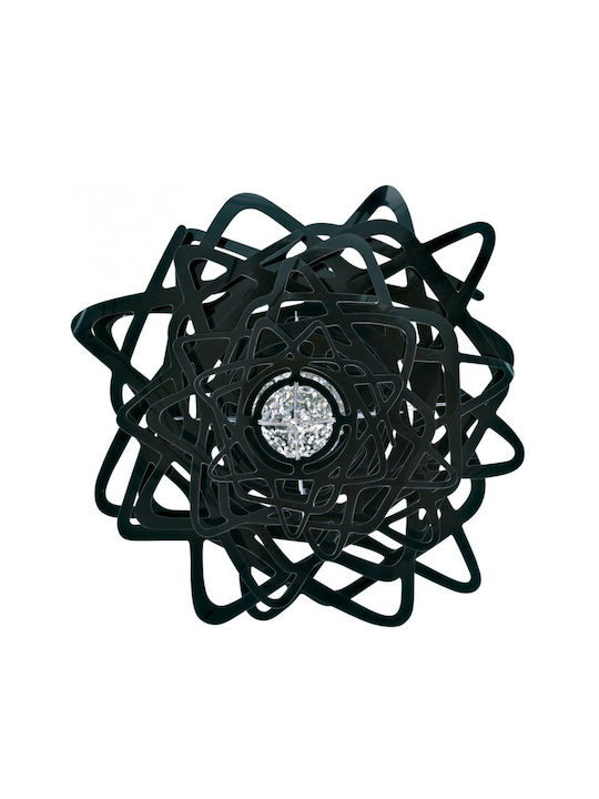 Slamp Aurora Mini Ceiling Mount Light 60cm Black with Socket E27