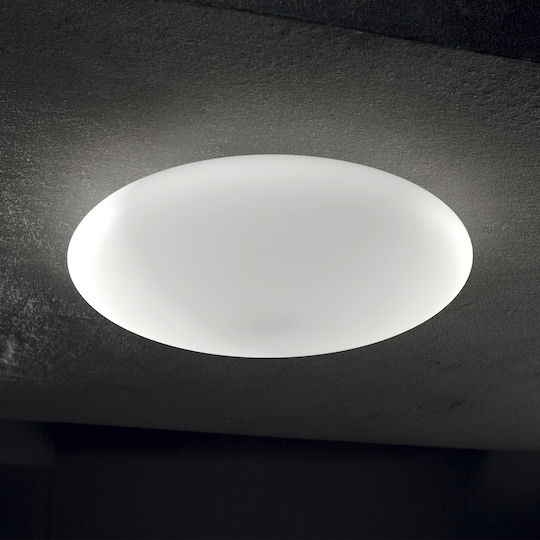Ideal Lux Smarties PL3 Ceiling Mount Light 50cm White with Socket E27