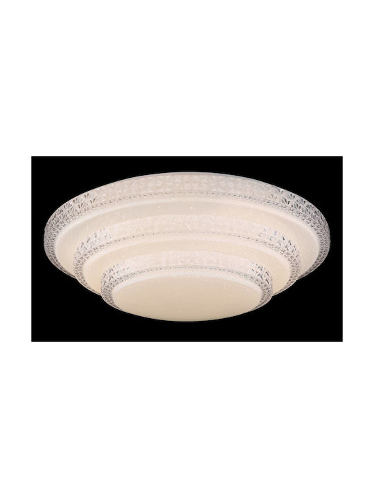Globo Lighting Magnifique Таванно осветление 49бр Бяла с Вграден LED и Дистанционно Управление
