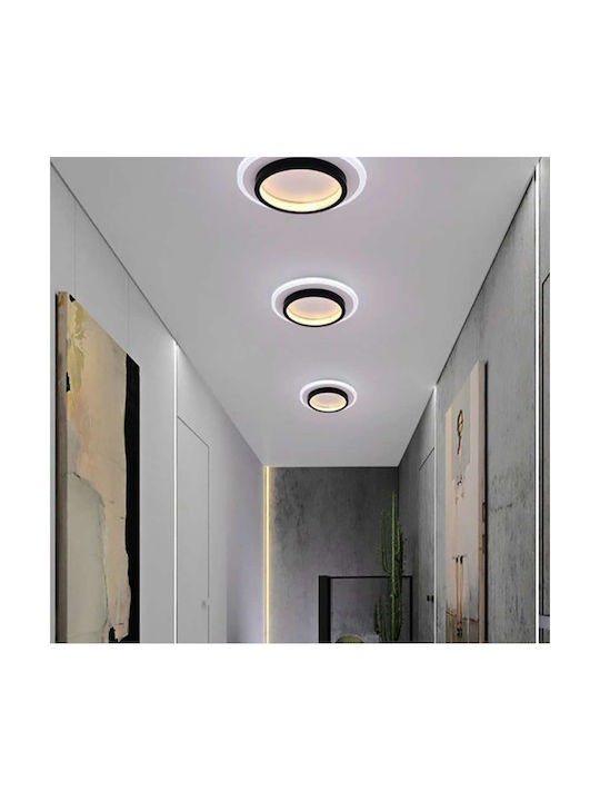 Atman Nantes Ceiling Mount Light 23cm White with Integrated LED